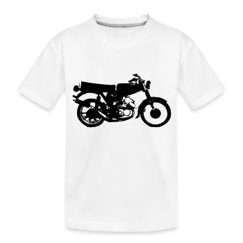 Simson Moped - Kinder Premium Bio T-Shirt - Weiß - Vorne