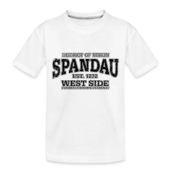 Berlin Spandau (à l'ancienne encre noire) - T-shirt bio Premium Enfant - blanc - Devant
