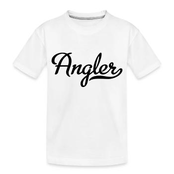 Angler - Kinder Premium Bio T-Shirt - Weiß - Vorne