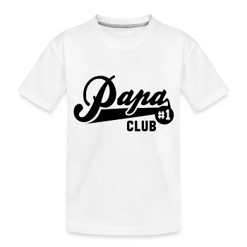 Papa No1 CLUB - T-shirt bio Premium Enfant - blanc - Devant