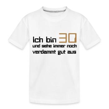 30 - T-shirt bio Premium Enfant - blanc - Devant