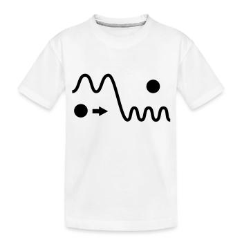 effet Doppler [monochrome] - T-shirt bio Premium Enfant - blanc - Devant