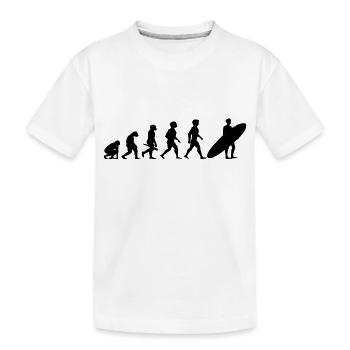 Evolution Surf Surfers surf surf - T-shirt bio Premium Enfant - blanc - Devant