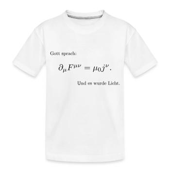 Création par Maxwell - T-shirt bio Premium Enfant - blanc - Devant