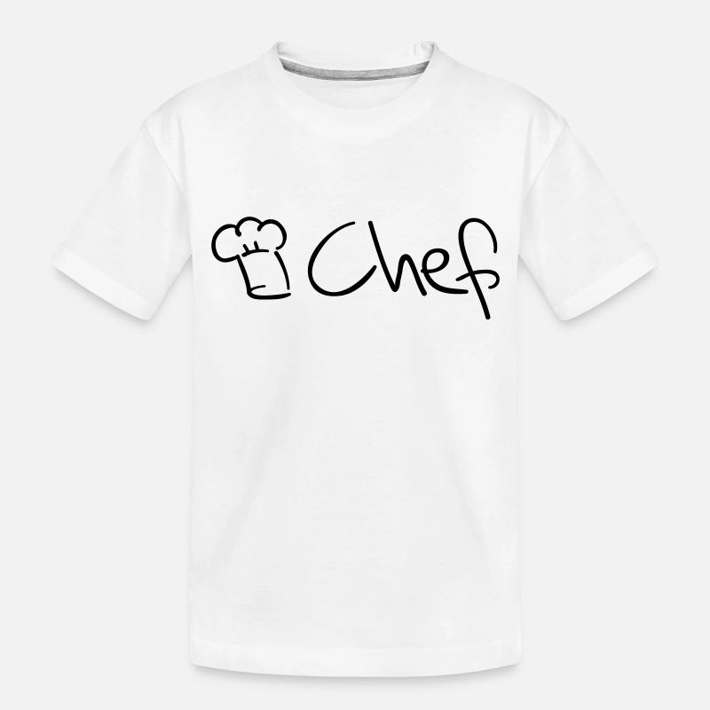chef_koch___f1 - Kinder Premium Bio T-Shirt - Weiß