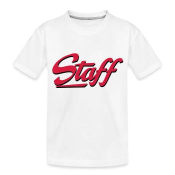 staff - T-shirt bio Premium Enfant - blanc - Devant