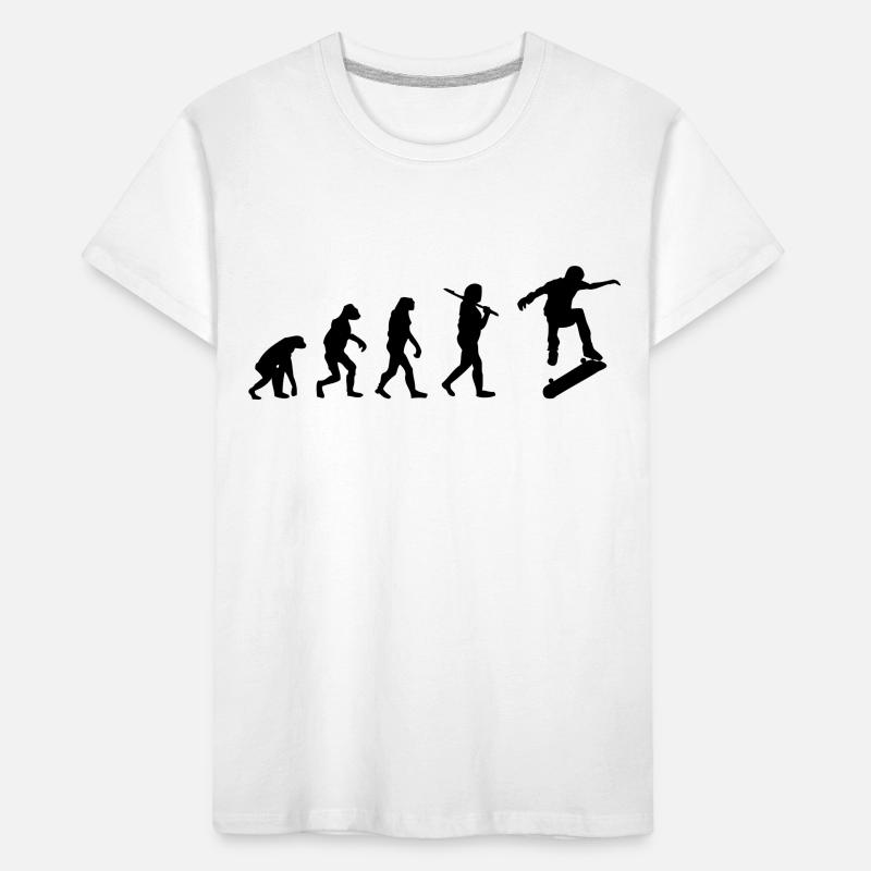 Evolution skate T-shirt bio Premium Enfant