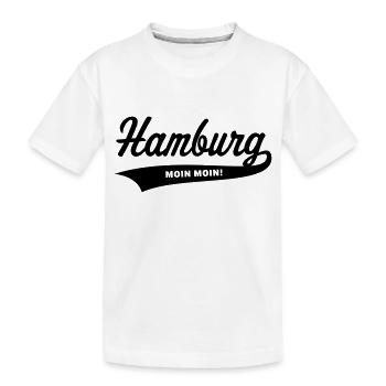 Hambourg - Moin Moin! - T-shirt bio Premium Enfant - blanc - Devant
