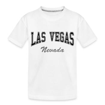 las_vegas_nevada - Kinder Premium Bio T-Shirt - Weiß - Vorne