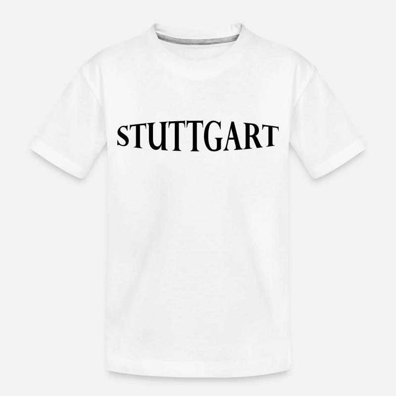 Stuttgart - Kinder Premium Bio T-Shirt - Weiß