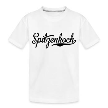 Koch - Kinder Premium Bio T-Shirt - Weiß - Vorne
