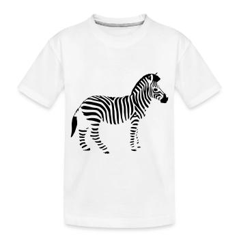 zebre - T-shirt bio Premium Enfant - blanc - Devant