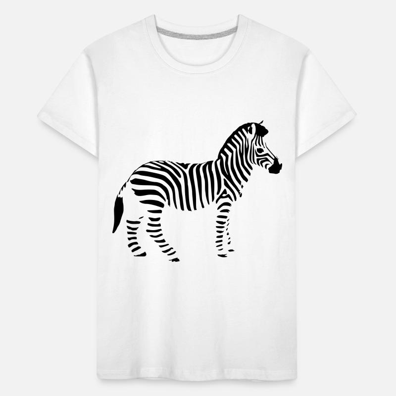 zebra Kids' Premium Organic T-Shirt