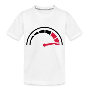 Pelouse rapide indicateur de vitesse - T-shirt bio Premium Enfant - blanc - Devant