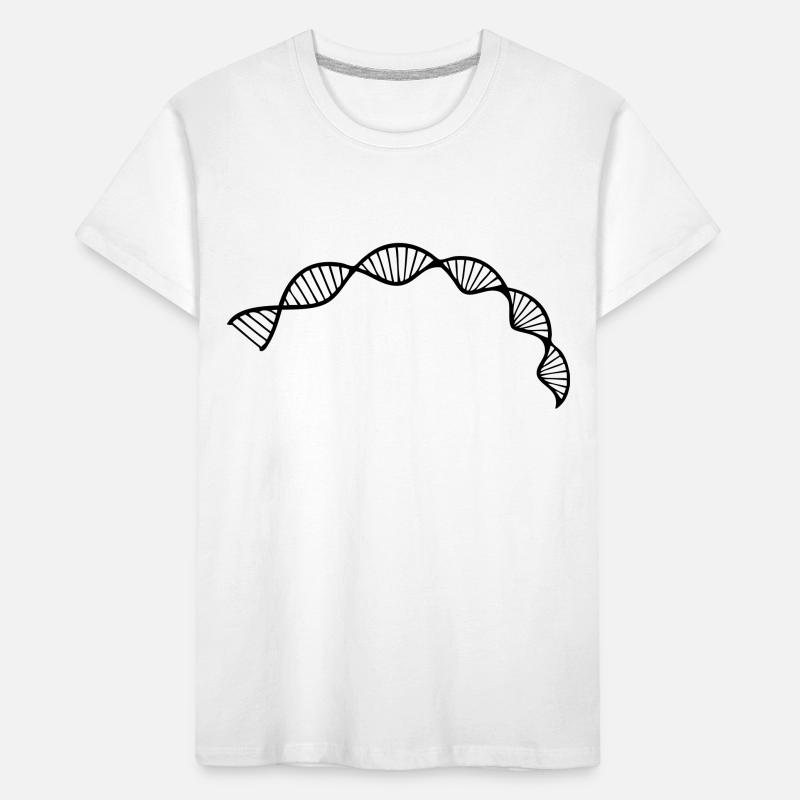 DNA double helix structure cell sequence Kids' Premium Organic T-Shirt