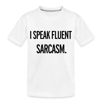 Sarcasm - T-shirt bio Premium Enfant - blanc - Devant