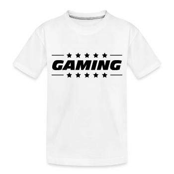 Gaming - T-shirt bio Premium Enfant - blanc - Devant