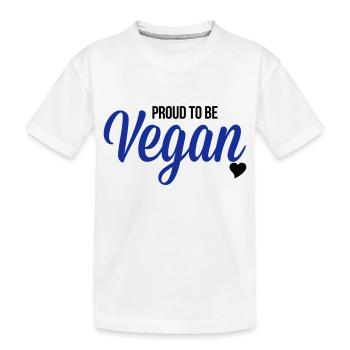 Vegan - T-shirt bio Premium Enfant - blanc - Devant