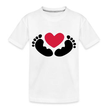 bébé - T-shirt bio Premium Enfant - blanc - Devant