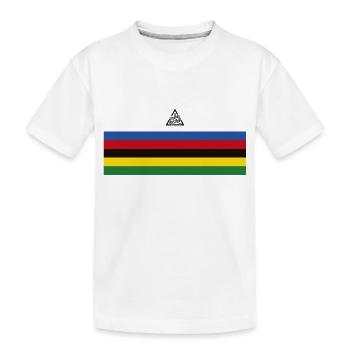 WELTMEISTER - Kinder Premium Bio T-Shirt - Weiß - Vorne