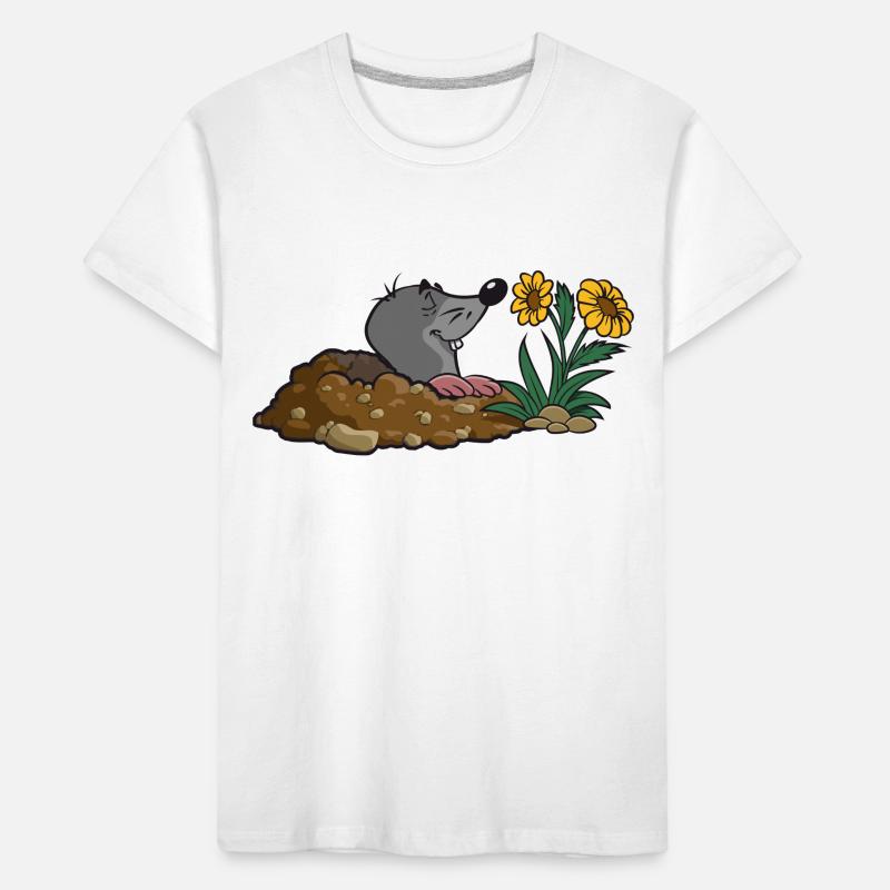 Mole Earth Mole Grêle Fleur Odeur Parfum Sp T-shirt bio Premium Enfant