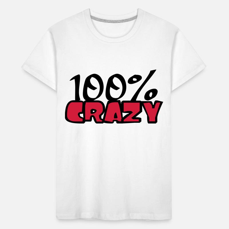 confus 100 cent pour cent texte de bande dessinée T-shirt bio Premium Enfant