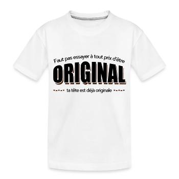 Dikkenek Original - T-shirt bio Premium Enfant - blanc - Devant