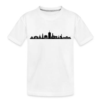 Skyline - Augsburg - Kinder Premium Bio T-Shirt - Weiß - Vorne