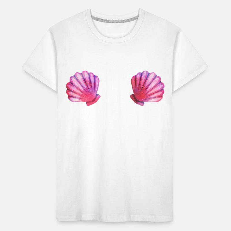Shell bra mermaid costume Carnival shells Kids' Premium Organic T-Shirt