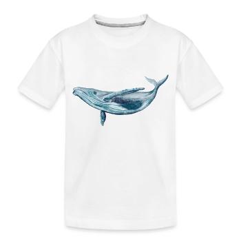Save the ocean, stop whaling! - Kinder Premium Bio T-Shirt - Weiß - Vorne