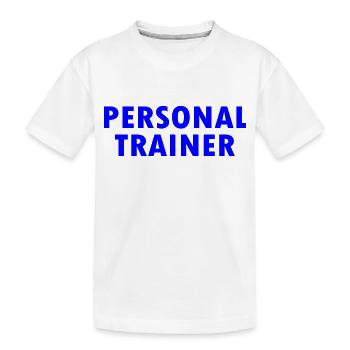 Personal trainer - Kids' Premium Organic T-Shirt - white - Front