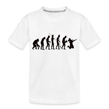 Guitar Evolution Music Guitarist Guitarist - Kids' Premium Organic T-Shirt - white - Front