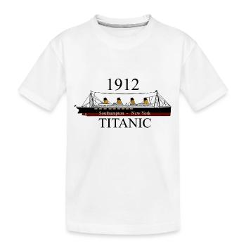 Titanisch - Kinder Premium Bio T-Shirt - Weiß - Vorne