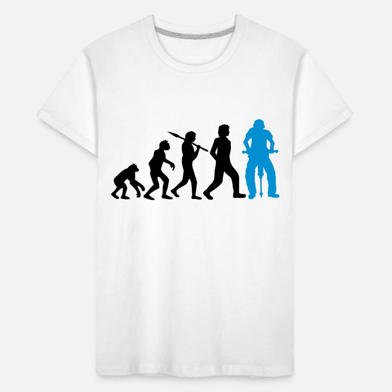 Logo Evolution Jackhammer Kids' Premium Organic T-Shirt