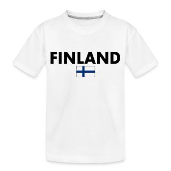 Finlande - T-shirt bio Premium Enfant - blanc - Devant