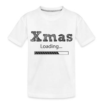 Chargement de Noël - T-shirt bio Premium Enfant - blanc - Devant