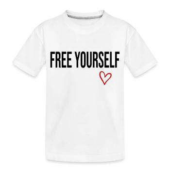 Befreien Sie sich von einem niedlichen Angebot - Kinder Premium Bio T-Shirt - Weiß - Vorne