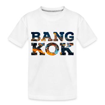 Bangkok - Kinder Premium Bio T-Shirt - Weiß - Vorne