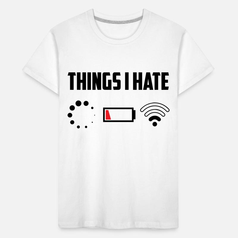 Things I Hate Programmer Coder Coding Developer So Kinder Premium Bio T-Shirt