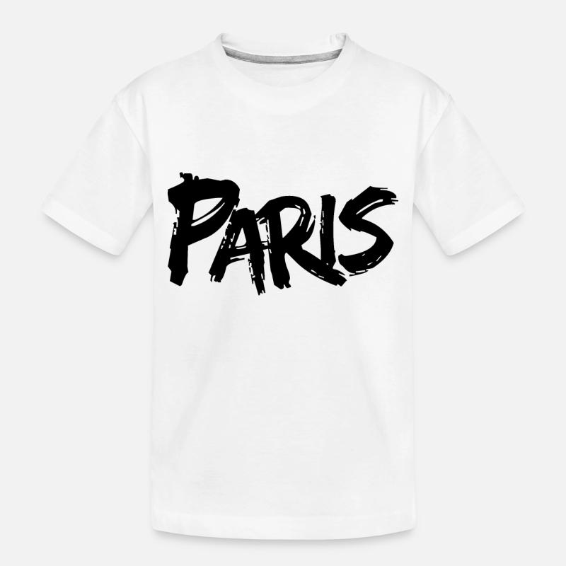 Paris - version black - T-shirt bio Premium Enfant - blanc