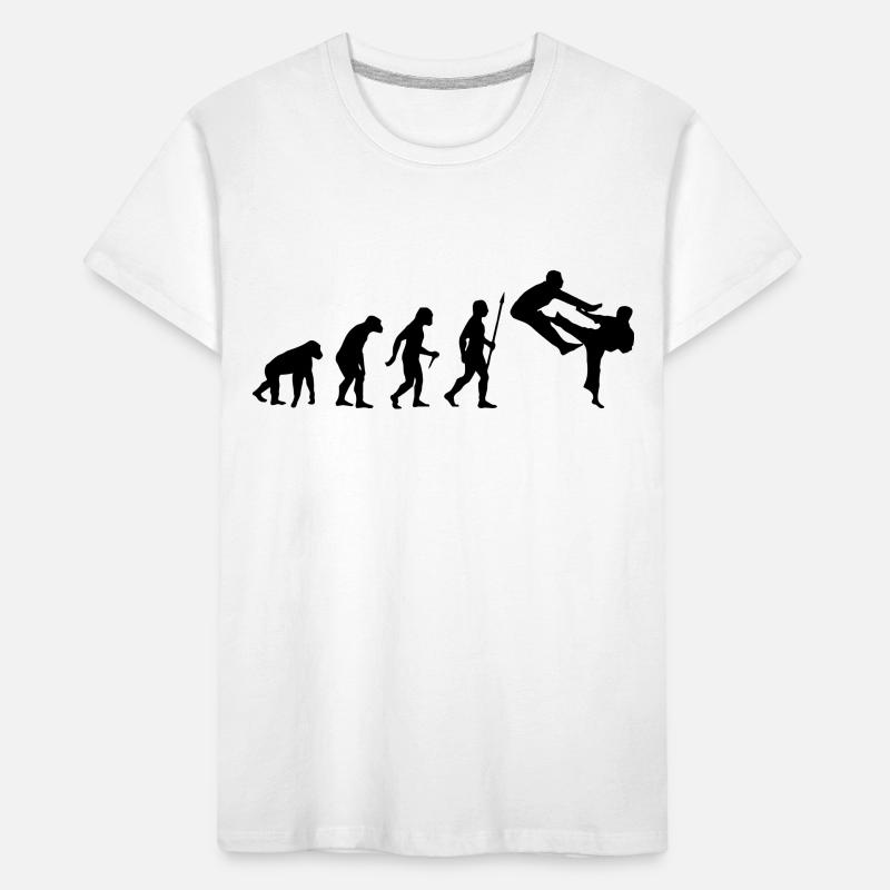 DRÔLE D’ÉVOLUTION DU KARATÉ T-shirt bio Premium Enfant