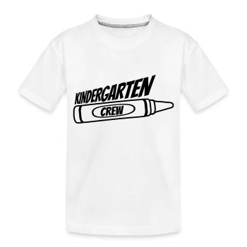 Équipe Kindergarten Crew Wax Crayon - T-shirt bio Premium Enfant - blanc - Devant