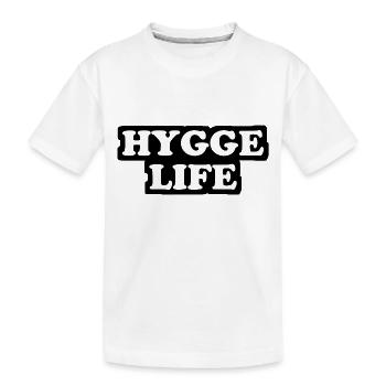 Hygge - Tradition danoise - Attitude à l’égard de la vie - Nice - T-shirt bio Premium Enfant - blanc - Devant