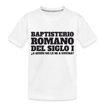 Baptistère romain du Ier siècle - T-shirt bio Premium Enfant - blanc - Devant