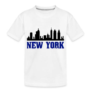New York - T-shirt bio Premium Enfant - blanc - Devant
