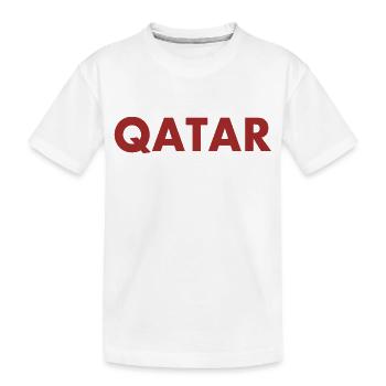 Qatar - T-shirt bio Premium Enfant - blanc - Devant