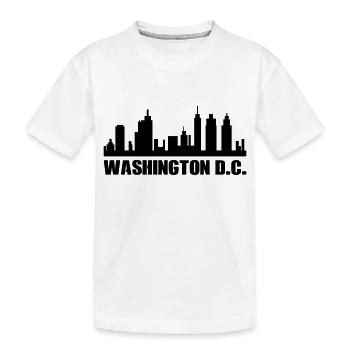 Washington D.C. - Kids' Premium Organic T-Shirt - white - Front