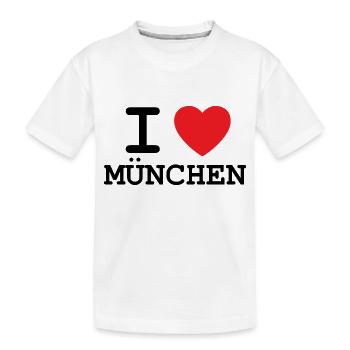 J’adore Munich - T-shirt bio Premium Enfant - blanc - Devant