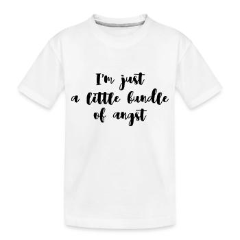 Little bundle of angst | Cadeau pour les nerveux - T-shirt bio Premium Enfant - blanc - Devant