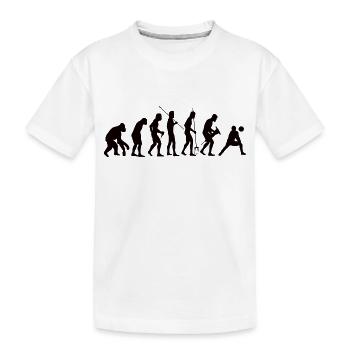 Volleyball de plage Volleyball Volleyball Cadeau de joueur de volleyball - T-shirt bio Premium Enfant - blanc - Devant